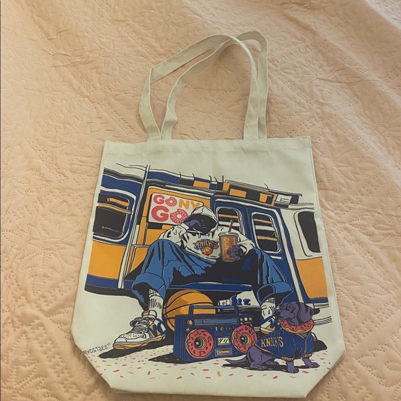 Dunkin’ Donuts Handbags - OFFICIAL Dunkin’ Donuts x New York Knicks MADSTEEZ Tote Bag - RARE